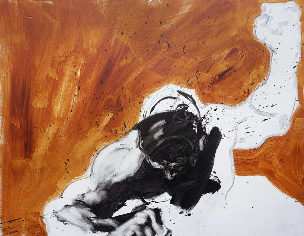 1031x800 St George Slaying The Dragon By Artist Derek Overfield - St George Slaying The Dragon Painting