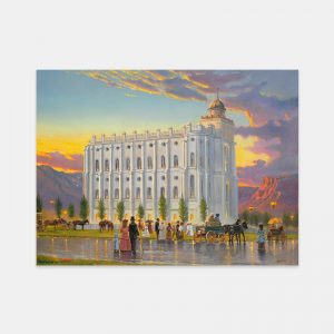 300x300 Fine Art Lds Temple Paintings Lds Art Shop - St George Temple Painting