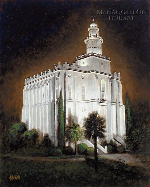 St George Temple Painting at PaintingValley.com | Explore collection of