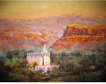 340x270 St George Temple Etsy - St George Temple Painting