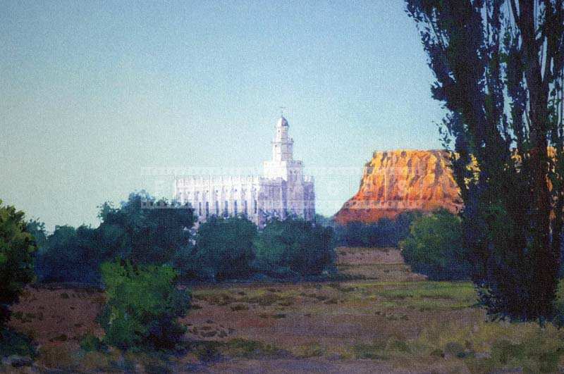 800x531 The Serenity Of St George Utah Temple And Tabernacle, 20 Church - St George Temple Painting