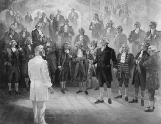 650x503 Which Of The Founding Fathers Was The Work Not Done For In The St - St George Temple Painting