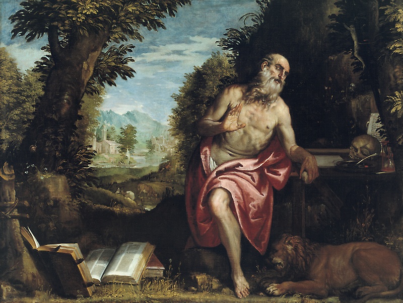 800x603 Saint Jerome In The Wilderness The Art Institute Of Chicago - St Jerome In The Wilderness Painting