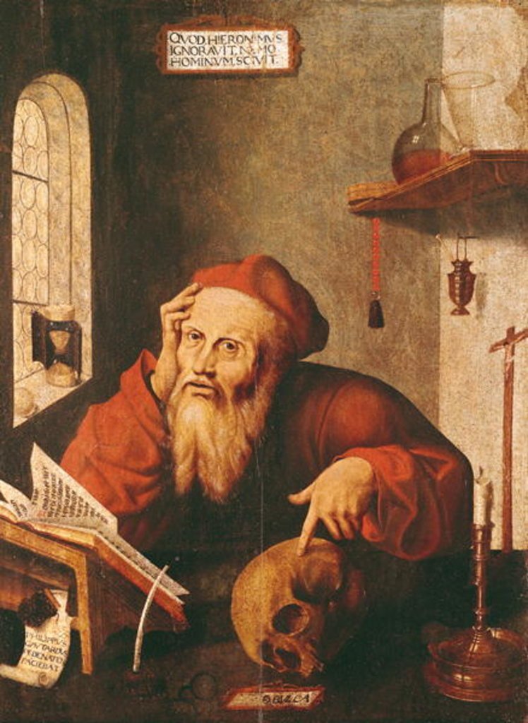 748x1024 St. Jerome, After A Painting By Quentin Massys Or Metsys Posters - St Jerome Painting