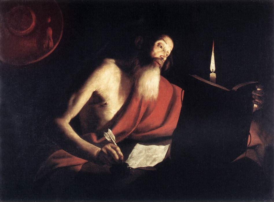 947x700 Filebigot, Trophime - St Jerome Painting