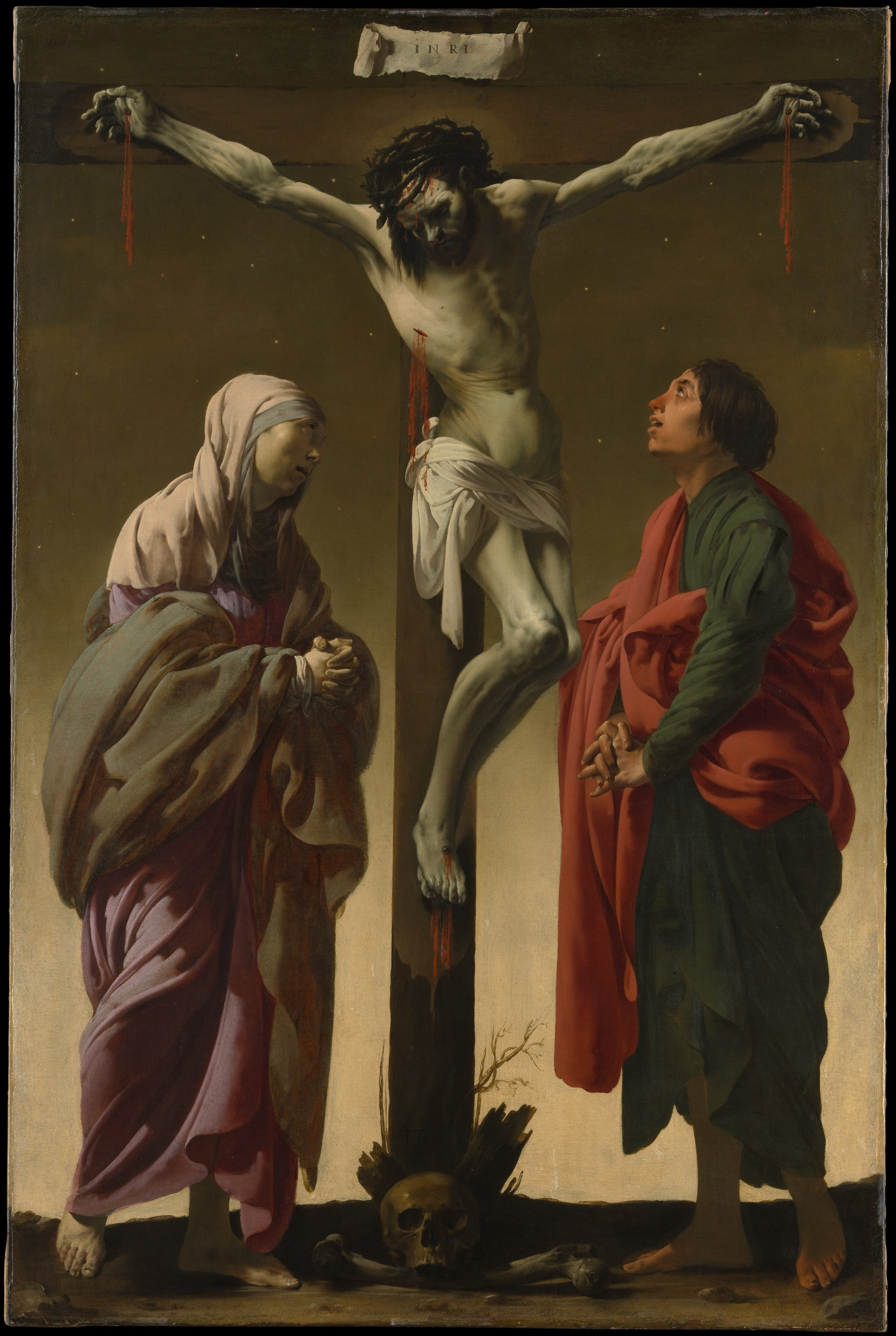 3987x5943 Crucifixion With The Virgin And St John - St John Of The Cross Painting