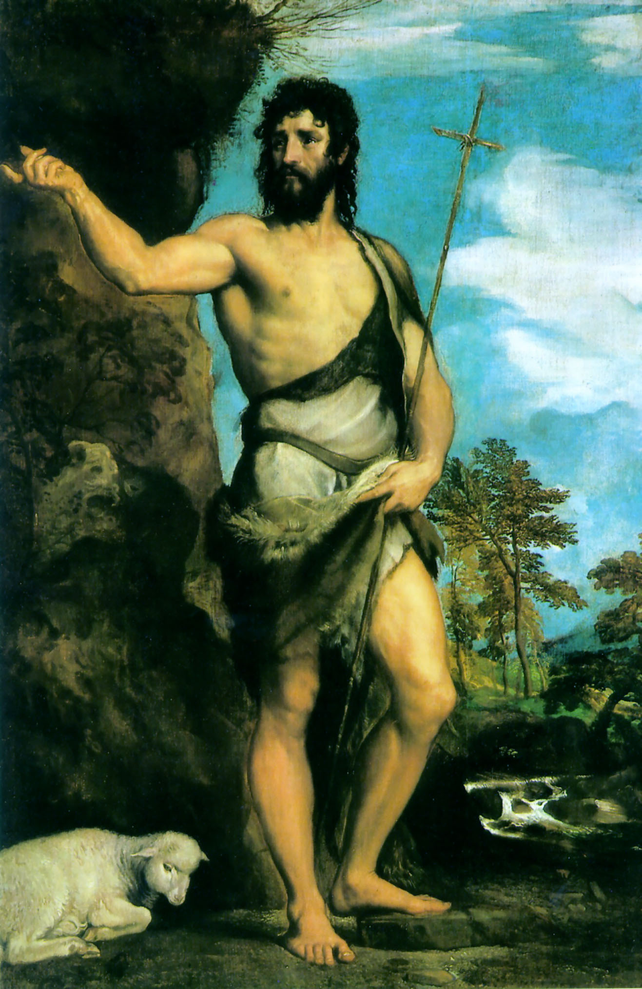1317x2029 St John The Baptist Living In Season - St John The Baptist Painting