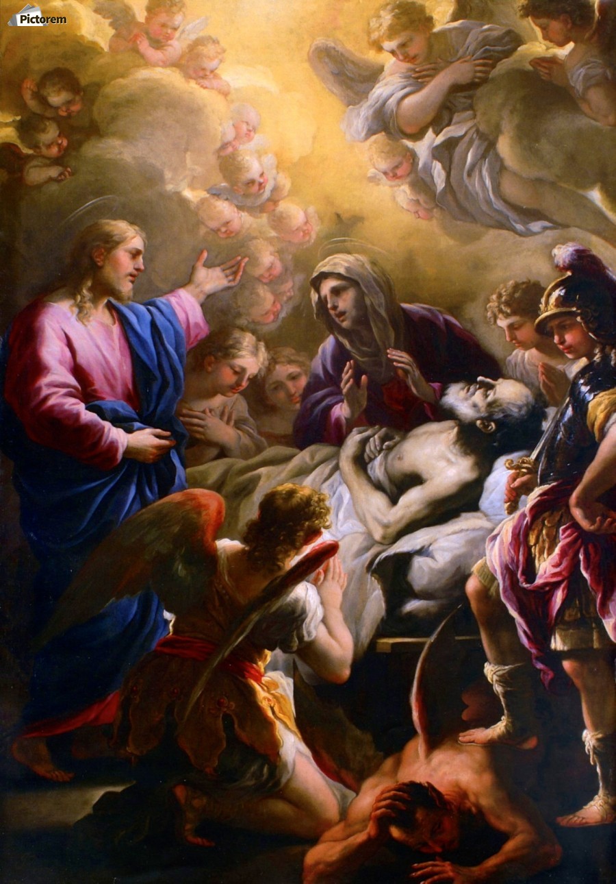 900x1290 The Death Of Saint Joseph - St Joseph Painting