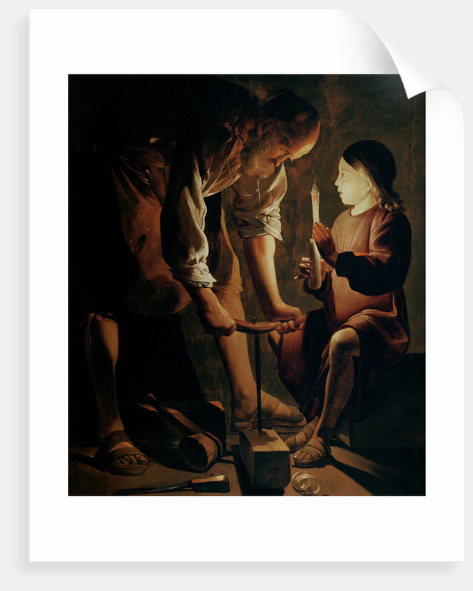 681x850 St. Joseph, The Carpenter Posters Amp Prints By Georges De La Tour - St Joseph The Carpenter Painting