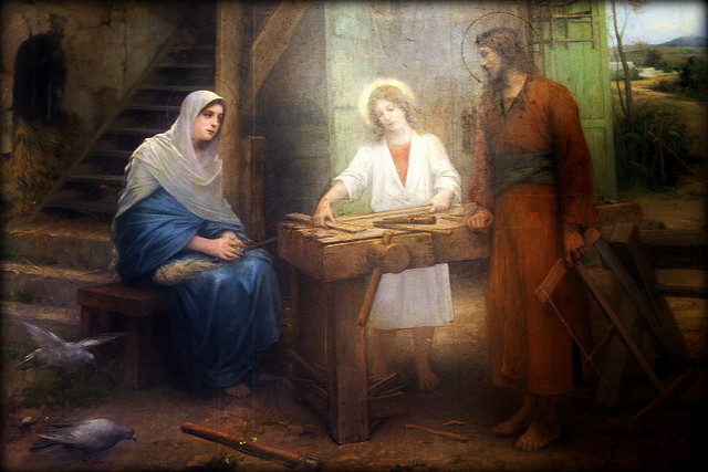 640x427 Ad Te Beate Ioseph To Thee O Blessed Joseph A Reflection - St Joseph The Carpenter Painting