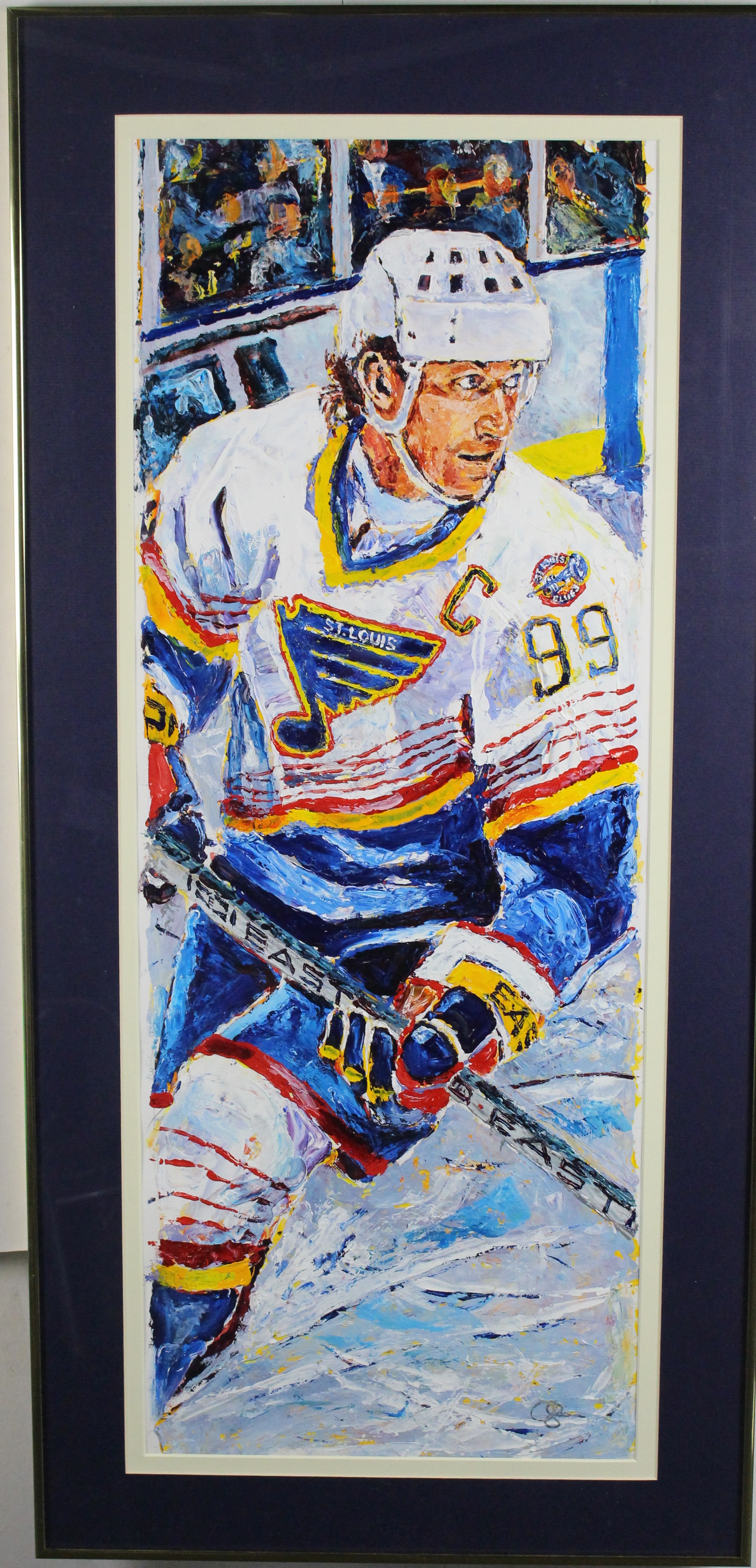 2145x4445 Lot Detail - St Louis Blues Painting