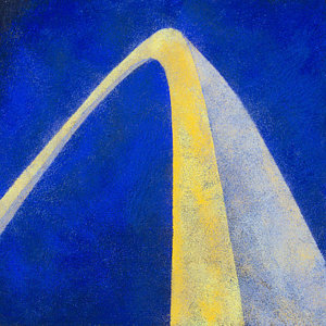 300x300 St Louis Arch Paintings Fine Art America - St Louis Blues Painting