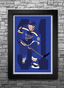 218x300 Vladimir Tarasenko Minimalism Art Printposter St. Louis Blues - St Louis Blues Painting