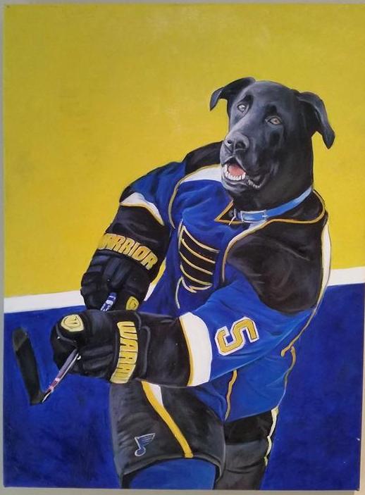 518x703 What Does Rhockey Think Of My St. Louis Blues Painting Hockey - St Louis Blues Painting