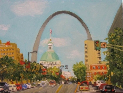425x320 St Louis Paintings - St Louis Painting