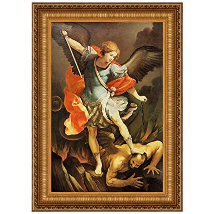 425x425 Design Toscano Archangel St. Michael Canvas Replica - St Michael Painting