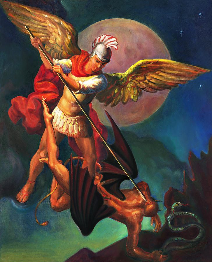 728x900 St Michael The Archangel Painting ~ Wcdf - St Michael The Archangel Painting