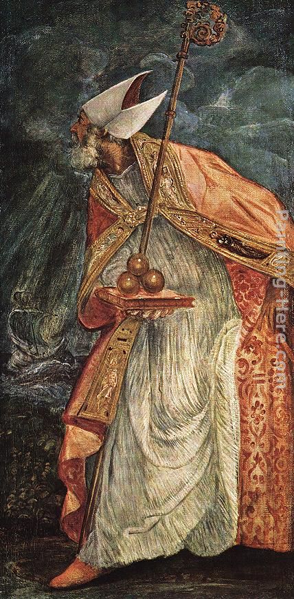 428x870 Jacopo Robusti Tintoretto St Nicholas Painting Anysize 50% Off - St Nicholas Painting