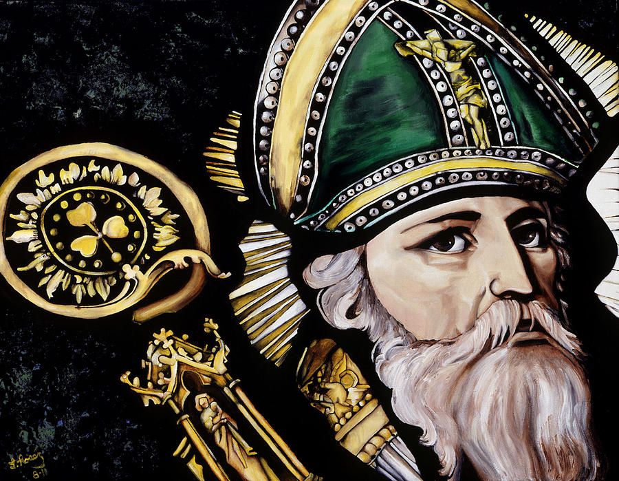 900x699 Saint Patrick Painting - St Patrick Painting