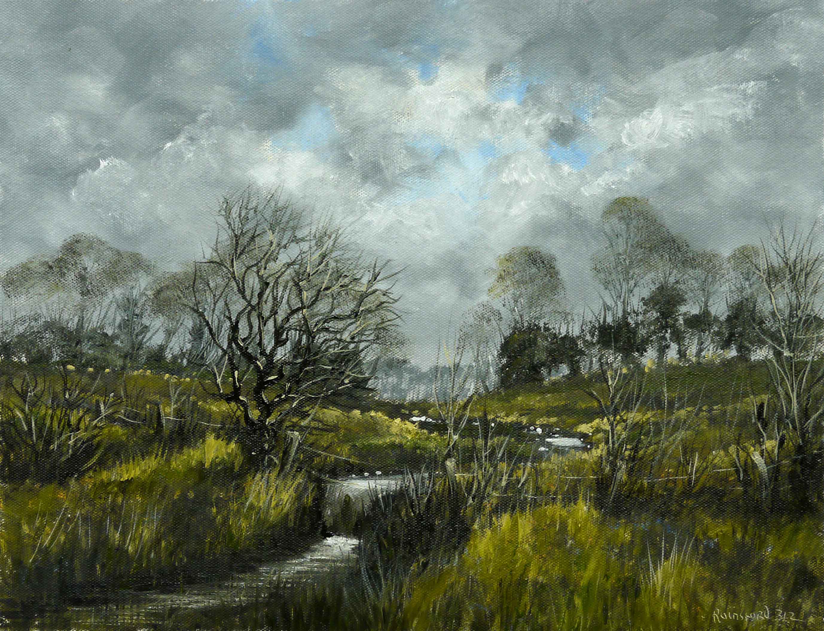 2756x2112 St Patrick's Well Oil Painting Pictures - St Patrick Painting