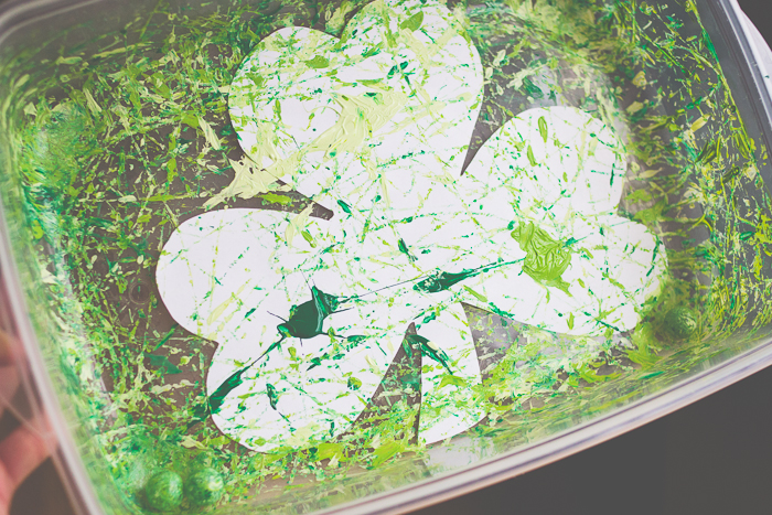 700x467 St. Patrick's Day Marble Painting - St Patricks Day Painting