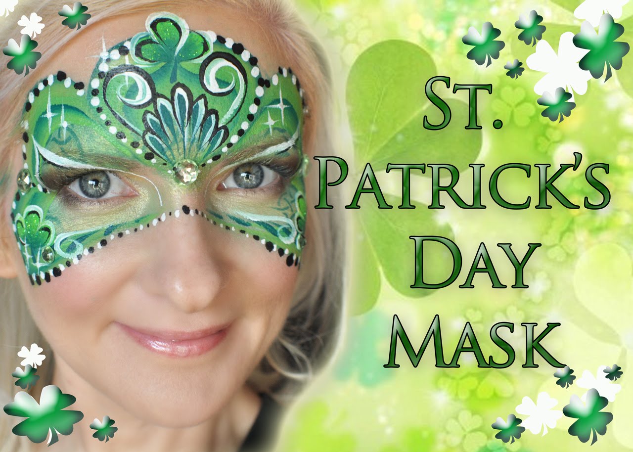 1280x914 St. Patrick's Day Mask Face Painting Tutorial - St Patricks Day Painting