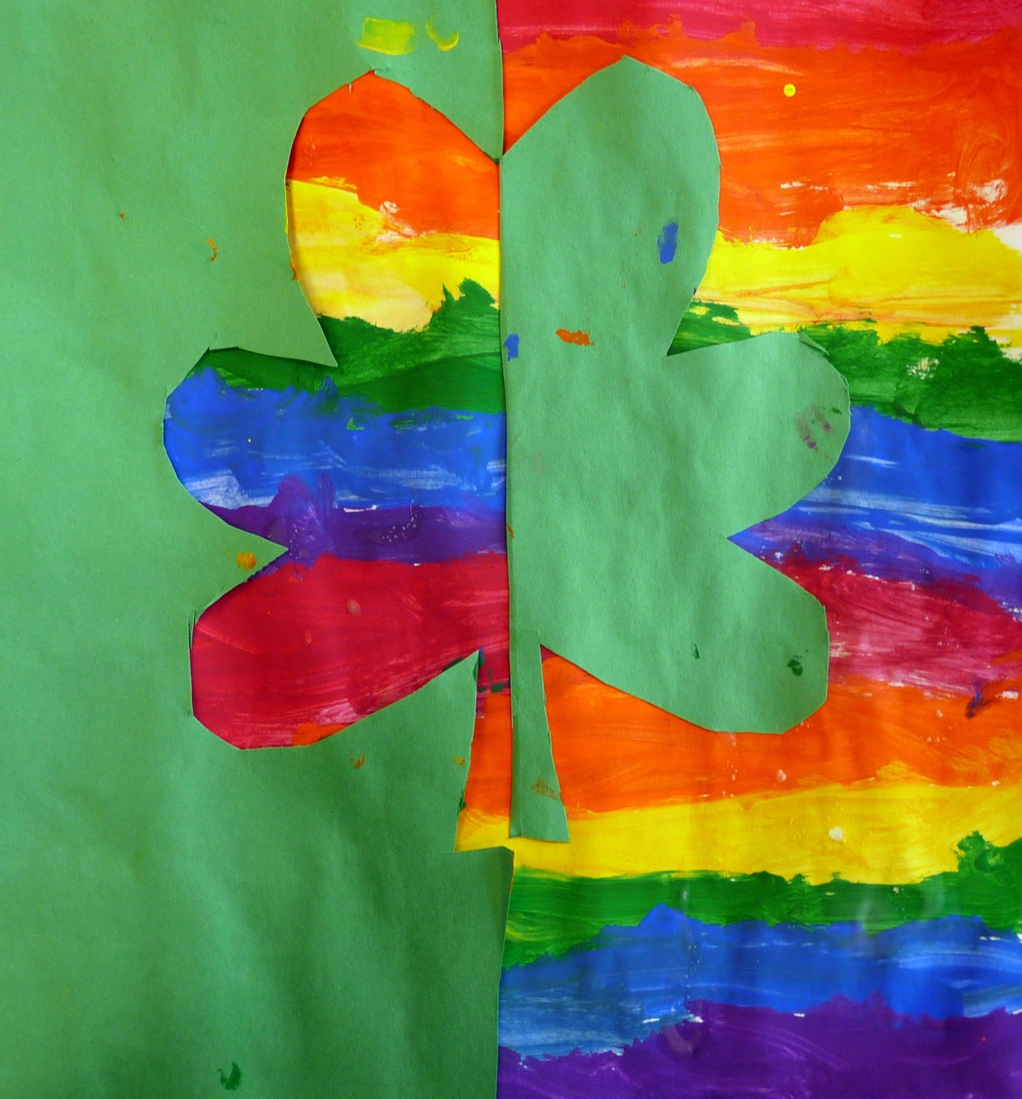 1489x1600 Art. Paper. Scissors. Glue! St. Patrick's Day Projects - St Patricks Day Painting