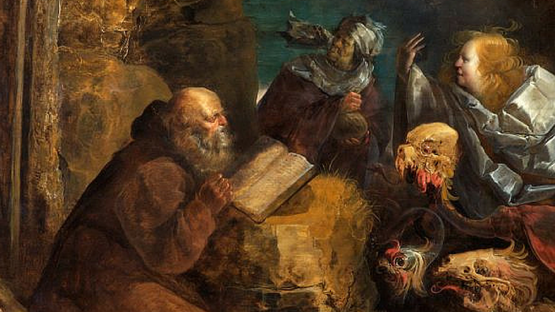 1100x620 The Temptation Of St. Patrick - St Patricks Painting