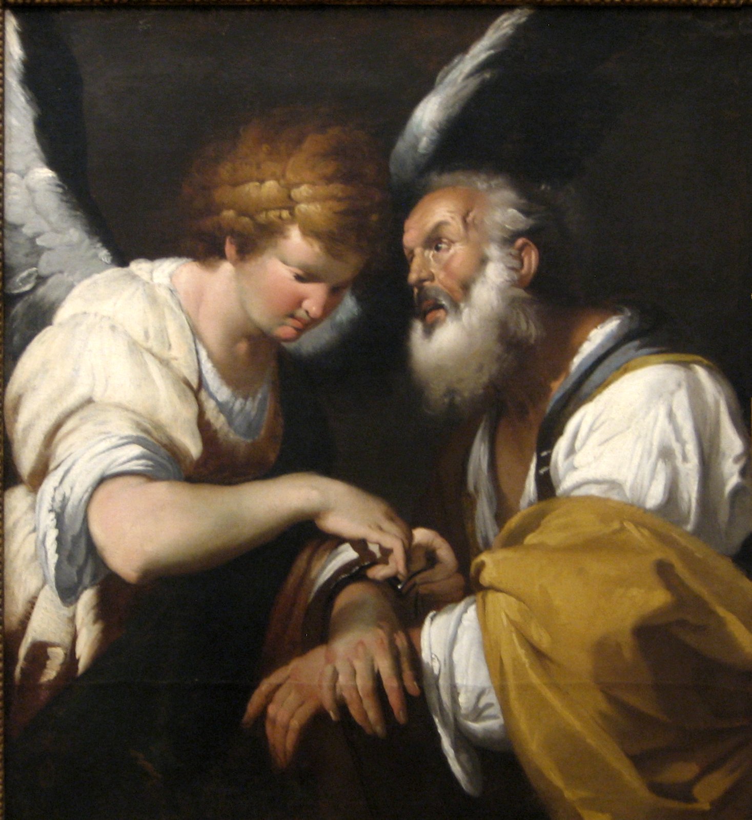 1467x1599 File'The Release Of St. Peter', Oil On Canvas Painting By - St Peter Painting
