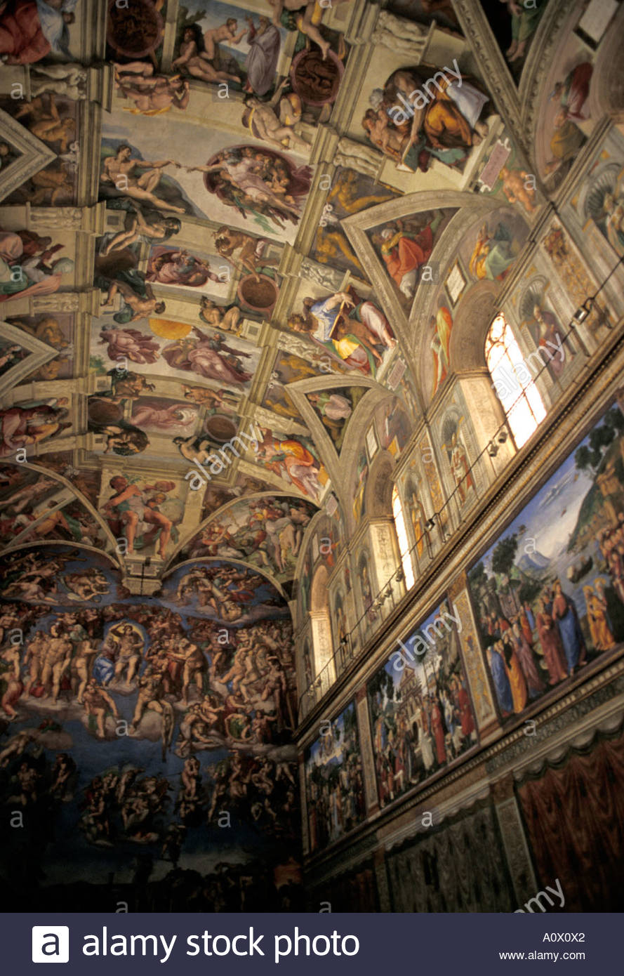 889x1390 Michelangelo And The Fresco Painting Of The Sistine Chapel St - St Peters Basilica Painting