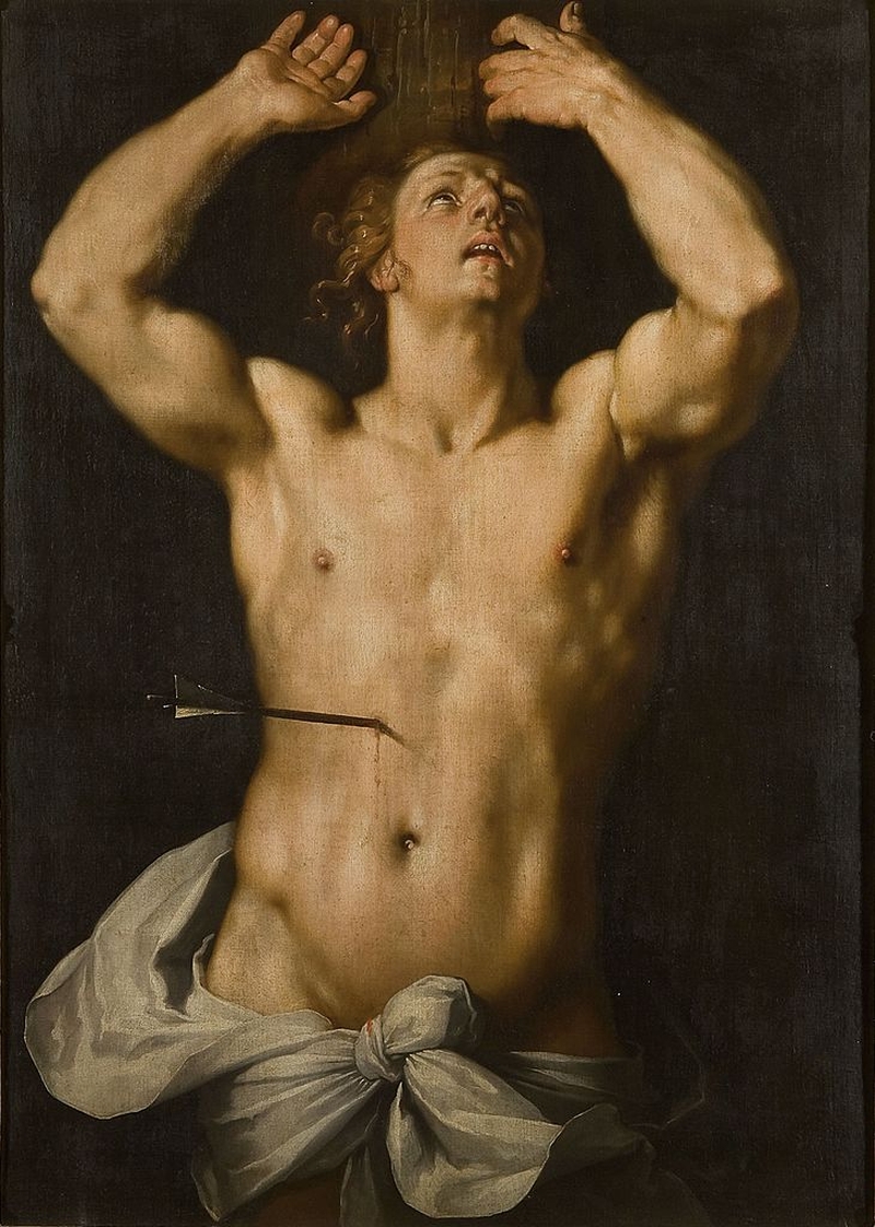 800x1122 St. Sebastian Painting Cornelis Van Haarlem Oil Paintings - St Sebastian Painting