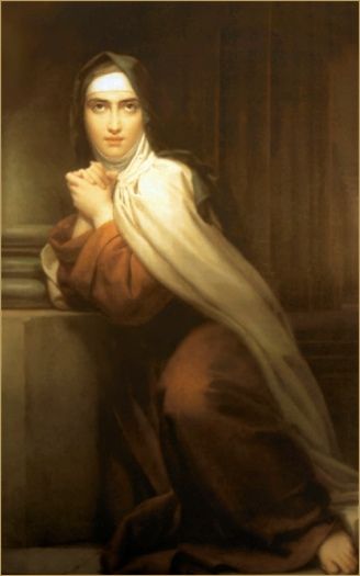 328x525 St Theresa Of Avila , Painting - St Teresa Of Avila Painting