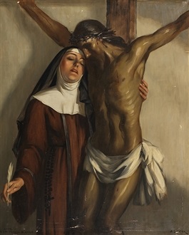265x330 Amor De Santa Teresa De By Daniel Sabater Y Salabert On Artnet - St Teresa Of Avila Painting