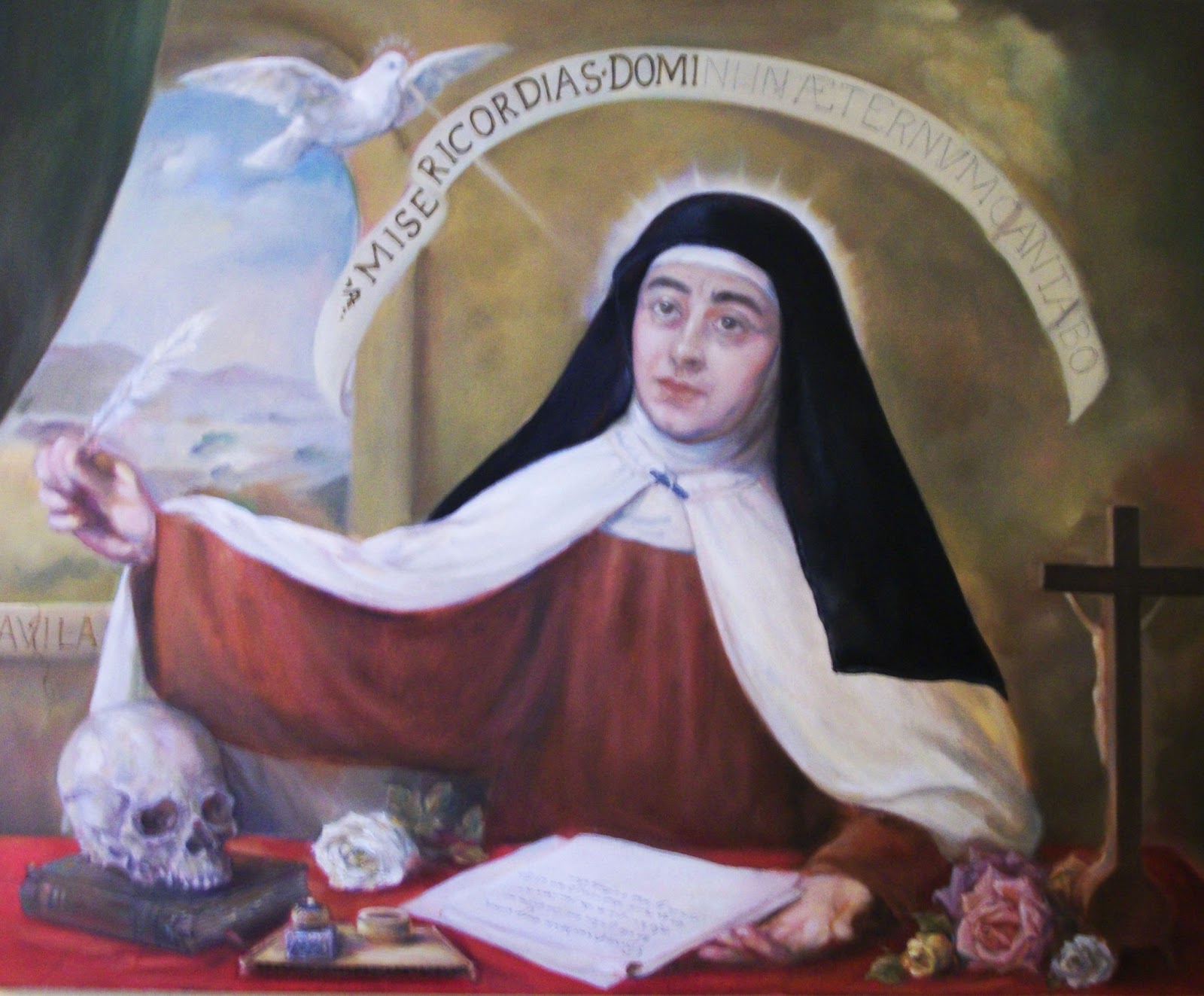 1600x1323 Belita's Art Blog St Teresa Of Avila - St Teresa Of Avila Painting