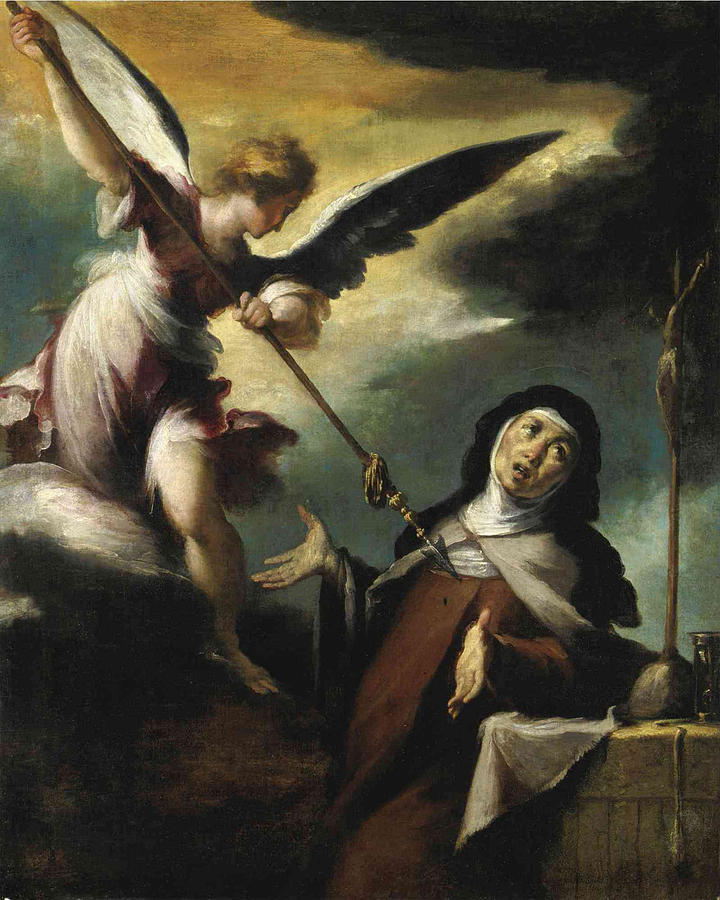 720x900 The Ecstasy Of Saint Teresa Painting By Celestial Images - St Teresa Painting