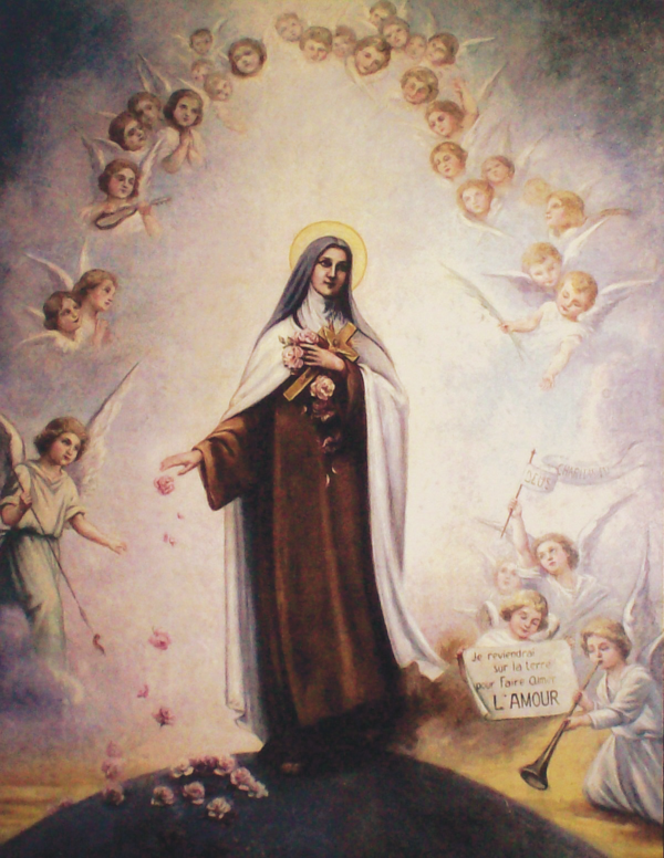 600x776 St. Prints Basilica Of The National Shrine Of The Little - St Therese Painting
