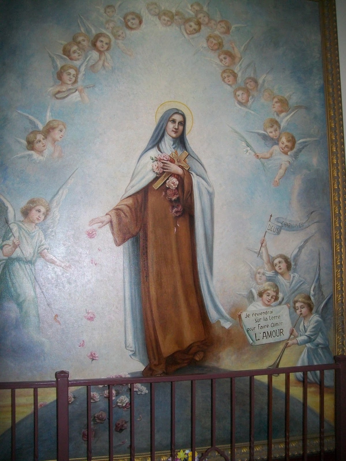 1200x1600 Incidental Roses In The Life Of The Hill Country Hermit - St Therese Painting