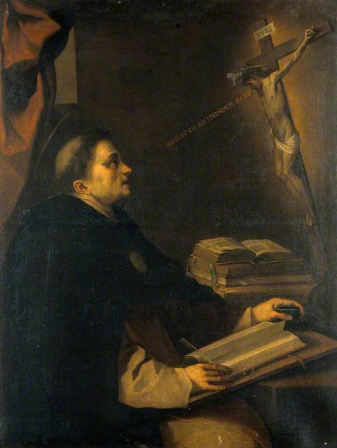 486x646 Any Information On The Origins Of This Painting Of Saint Thomas - St Thomas Aquinas Painting