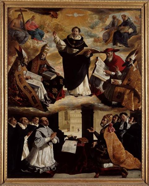 481x600 Apotheosis Of St. Thomas Aquinas, 1631 - St Thomas Aquinas Painting