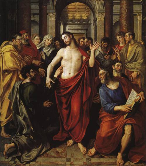 500x570 St. Thomas Altar (St. Thomas) Painting Marten De Vos 1574 Oil - St Thomas Painting