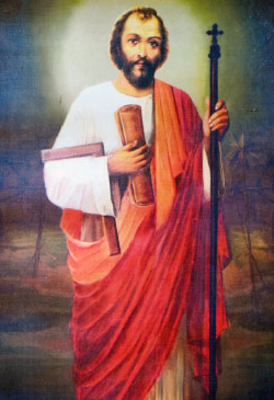250x365 St. Thomas The Apostle St. Patrick Catholic Church - St Thomas Painting
