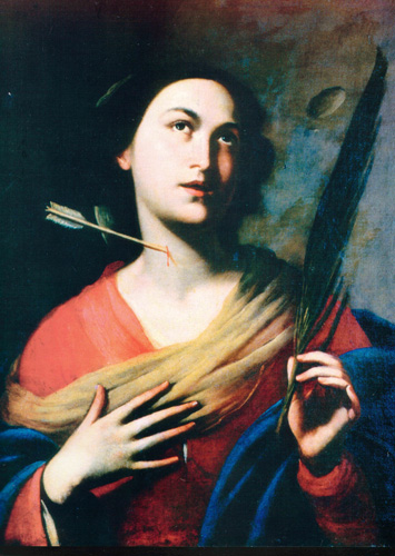 355x500 - St Ursula Painting