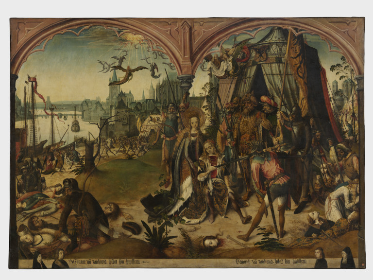 768x576 Martyrdom St. Ursula And 11,000 Virgins Master - St Ursula Painting