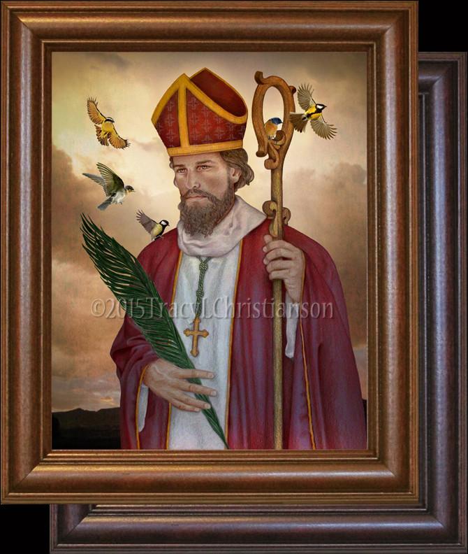 670x792 St. Valentine Framed - St Valentine Painting