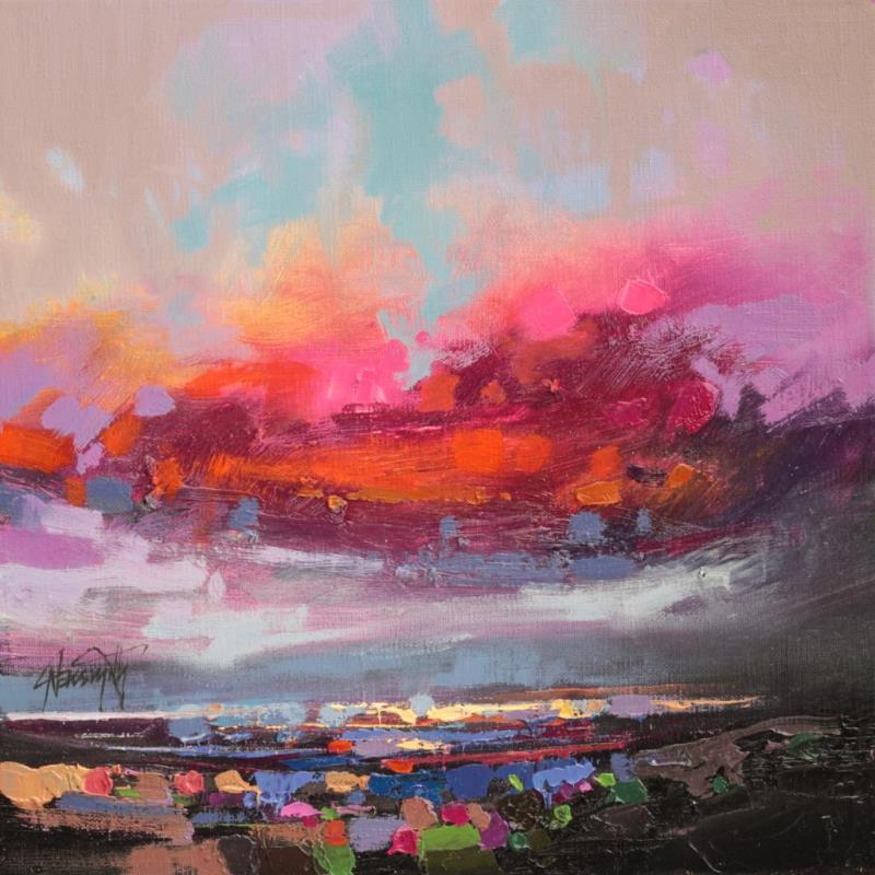 800x800 Staccato Loch Study 1 Kyles Of Bute Scott Naismith - Staccato Painting