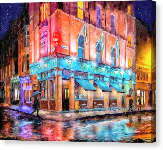 642x588 Staccato Painting Dublin Canvas Print Featuring The Painting - Staccato Painting