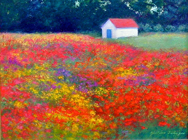 600x448 Impressionist Painting Book Justina Selinger, Artist - Staccato Painting