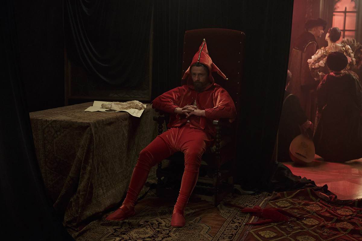 1200x800 During A Ball At The Court Of Queen Bona - Staczyk Painting