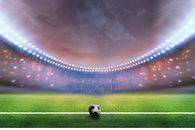 640x427 Diy Frame Soccer Stadium In The Sport Of Football Circle Poster - Stadium Painting