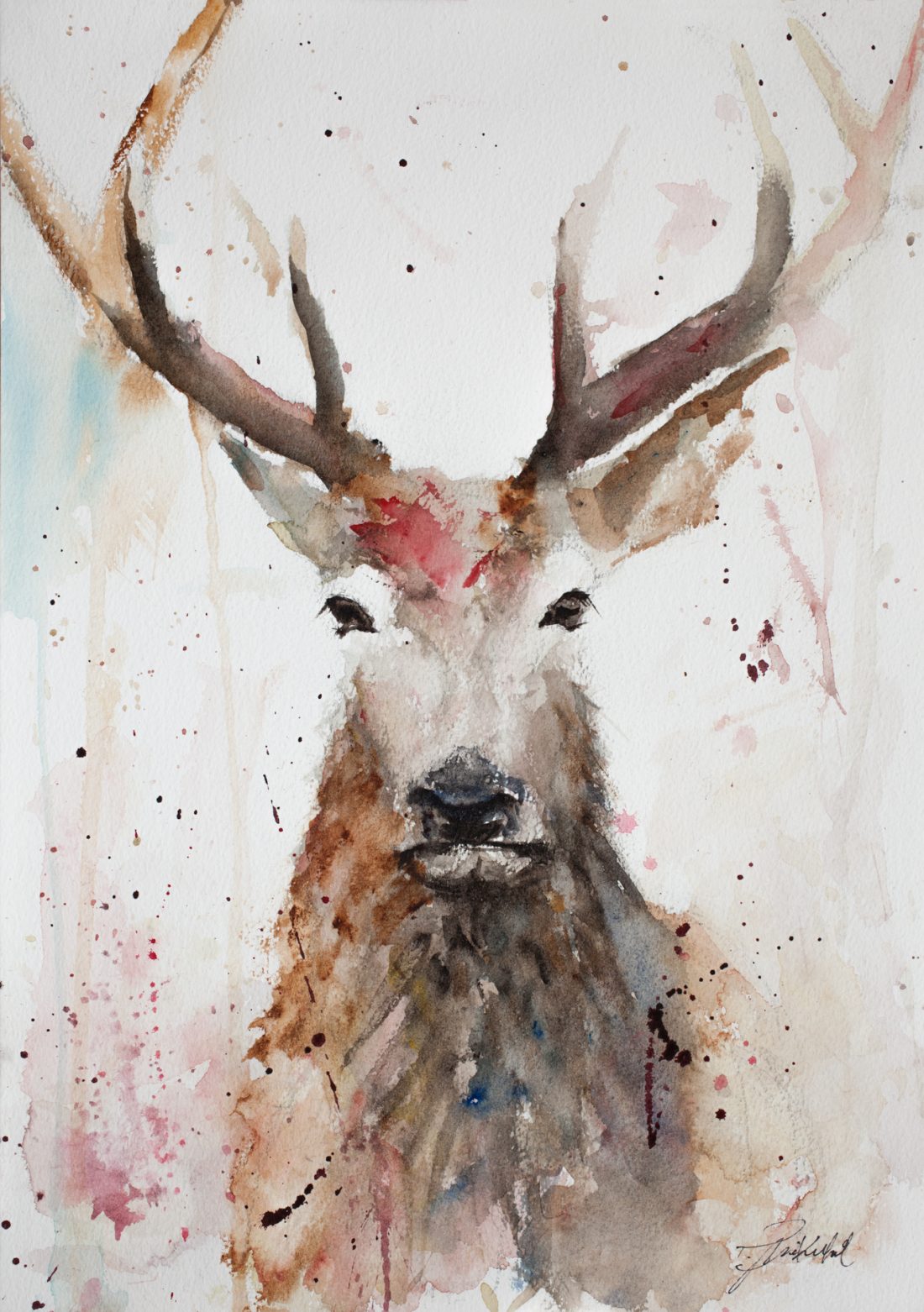 1100x1562 Stag 3 - Stag Painting